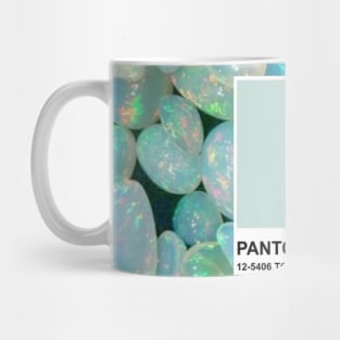 Opal blue colour Mug